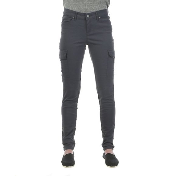 Prana Meme Gray Print Skinny Cargo Casual Pant - Picture 1 of 12